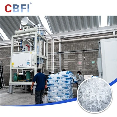CBFI-konforme und etablierte Röhreneisfabrik mit integrierter Röhreneismaschine